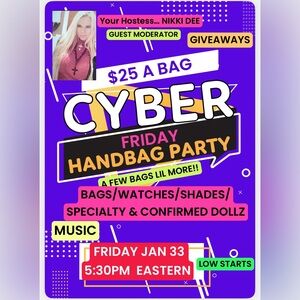 JOIN ME  $25 BAGS / WATCHES/ SHADES / SPECIALTY & CONFIRMED DOLLS